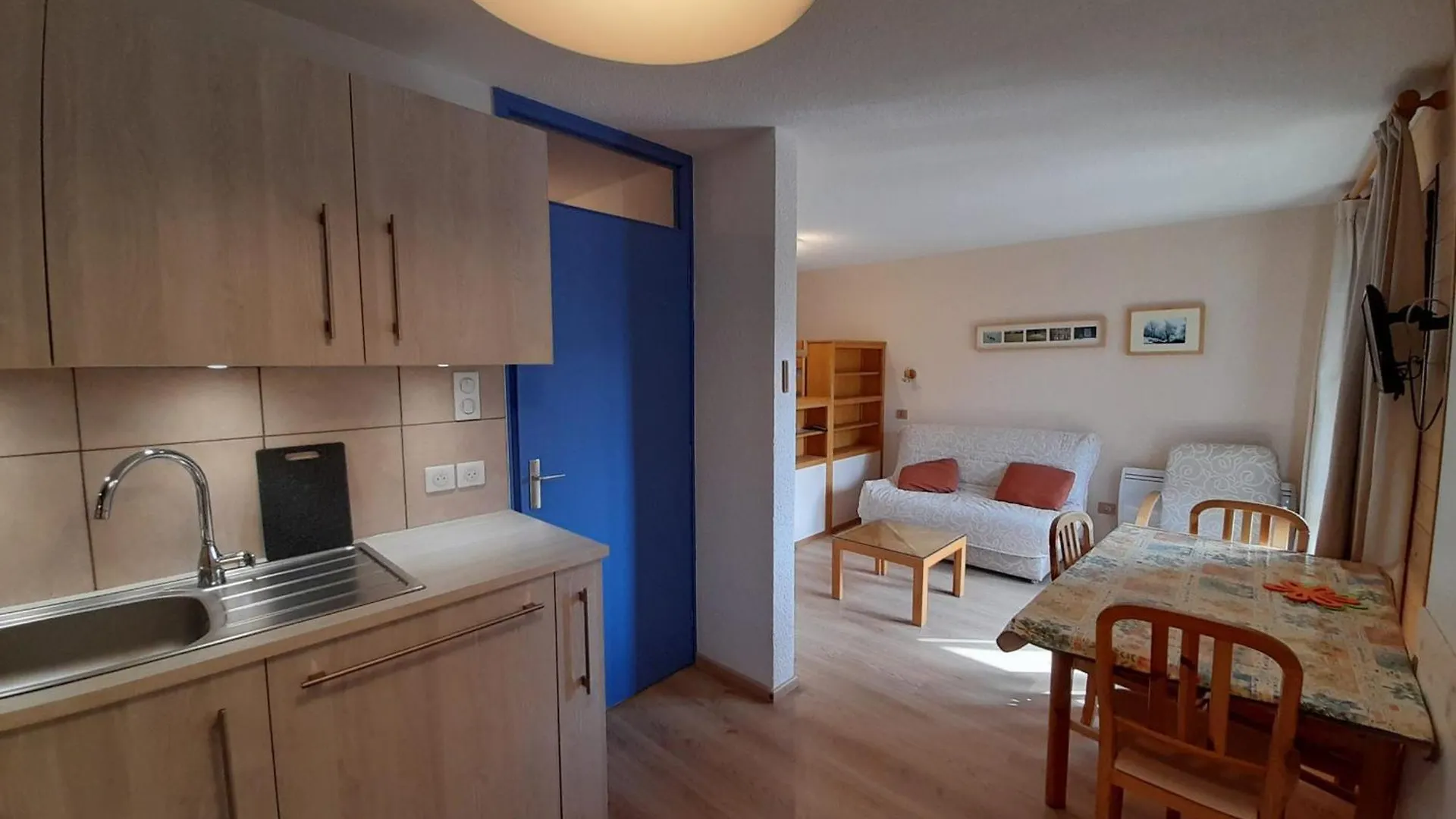 Studio Cabine Renove 4 Pers Avec Terrasse Et Vue A Aussois - Fr-1-508B-29 Apartmán